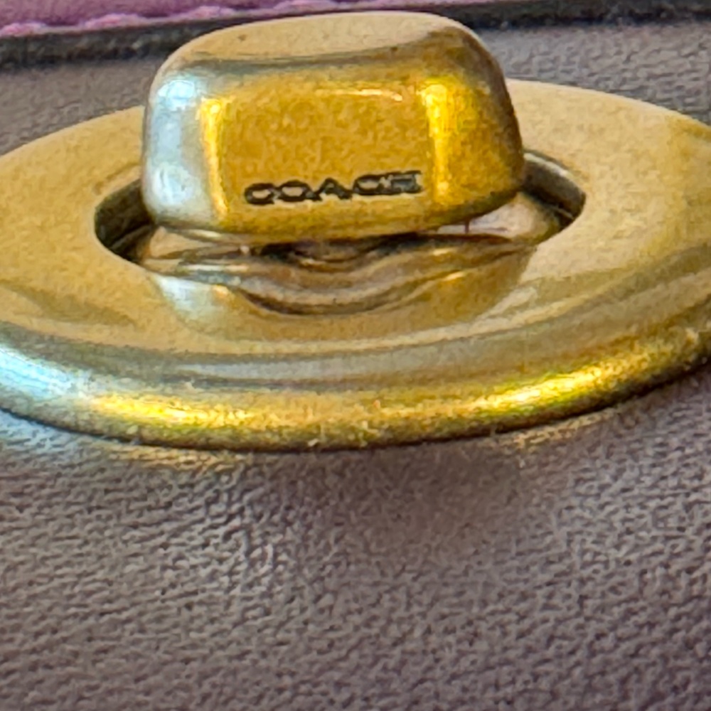 AUTHENTIC Coach Dinky Colorblock - Limited Edition GloveTanned Leather Bag - Picture 8 of 15
